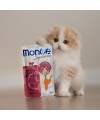 Влажный корм Monge Supreme kitten для котят из тунца с киноа и мини-морковью, паучи 80 г