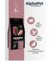 AlphaPet Superpremium (АльфаПет) 3кг с уткой и индейкой сухой для стерилизованных кошек