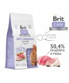 Brit Care Superpremium Cat Anti-Hairball с белой рыбой и индейкой для взрослых кошек, Вывод шерсти 400 гр.