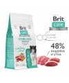 Brit Care Superpremium Cat Sterilised с индейкой и уткой для стерилизованных кошек, Профилактика МКБ 400 гр.