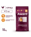 Сухой корм AWARD Urinary для взрослых кошек для профилактики мочекаменной болезни с курицей с добавлением клюквы, цикория и рыбьего жира 10кг