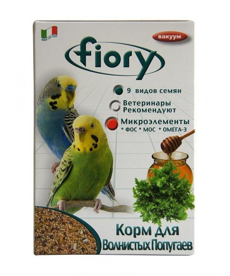 Корм FIORY для волнистых попугаев Pappagallini 1 кг