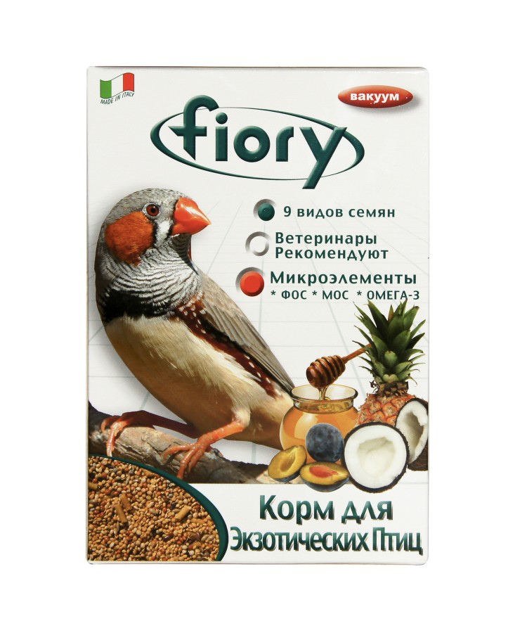 Корм Fiory Esotici для экзотических птиц 400 г