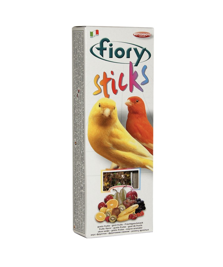 Лакомство Fiory Sticks палочки для канареек, с фруктами 2х30 г