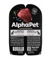 AlphaPet Superpremium (АльфаПет) 0,1кг оленина и северные ягоды кусочки в соусе для собак