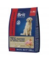 Brit Premium Dog Adult Large and Giant с курицей для взрослых собак крупных и гигантских пород 3 кг