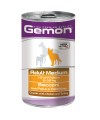 Gemon Dog Medium консервы для собак средних пород кусочки курицы с индейкой 1250г