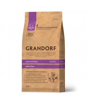 GRANDORF DOG Lamb&Turkey Maxi (ягнёнок с индейкой для собак крупных пород) 10 кг.