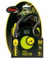 flexi рулетка Neon New Classic М (до 20 кг) трос 5 м