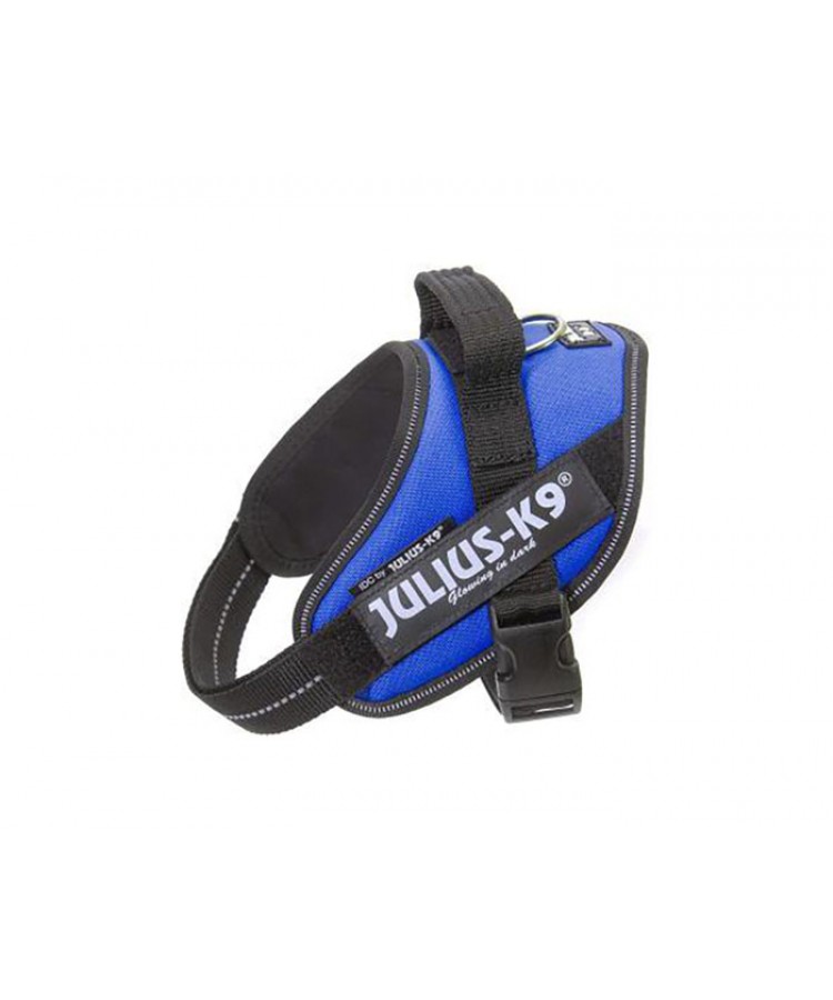 JULIUS-K9 шлейка для собак IDC®-Powerharness Mini-Mini (40-53см/ 4-7кг), синий