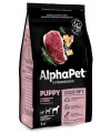 AlphaPet Superpremium (АльфаПет) 3кг с говядиной и рубцом сухой для щенков крупных пород до 6 мес.