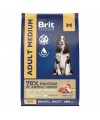 Brit Premium Dog Adult Medium с индейкой и телятиной для взрослых собак средних пород 1 кг