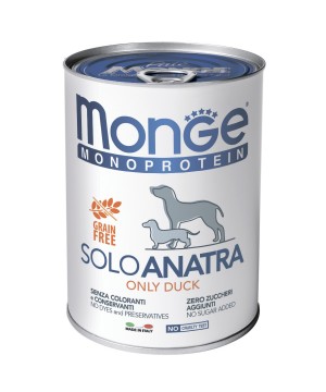 Monge Dog Monoprotein Solo консервы для собак паштет из свинины 400г* 24шт