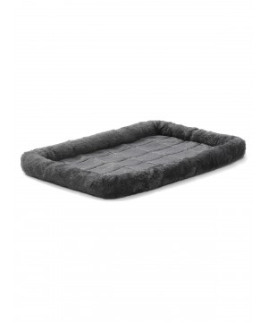 Лежанка Midwest Pet Bed меховая 61х46 см серая