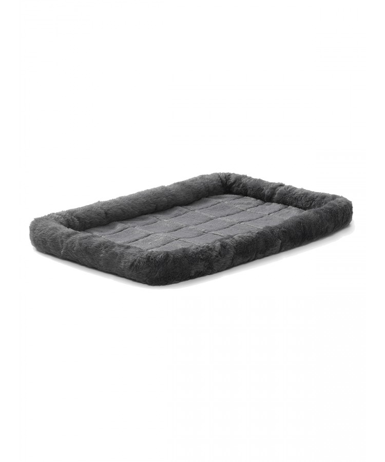 Лежанка Midwest Pet Bed меховая 61х46 см серая