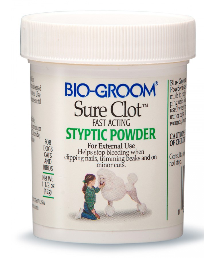 Bio-Groom Sure Clot кровоостанавливающая пудра 42 г