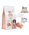 Brit Care Superpremium Dog Adult Sensitive с морской рыбой и индейкой для взрослых собак всех пород, Улучшенный обмен веществ. 1,5 кг