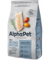 AlphaPet Superpremium Monoprotein (АльфаПет) 1,5кг из белой рыбы сухой для взрослых собак мелких пород