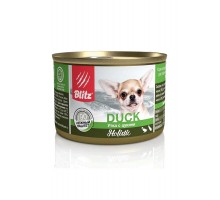 Влажный корм BLITZ (БЛИЦ) для собак Утка с Цукини 200 г