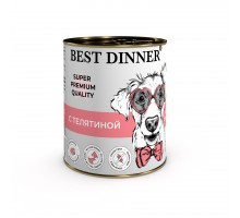 Крнсервы Best Dinner для собак и щенков Super Premium "С телятиной" 0,34кг