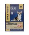 Brit Premium Dog Adult Medium с курицей для взрослых собак средних пород 3 кг