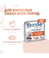 Влажный корм Monge Dog Fresh для собак, с индейкой, консервы 100 г