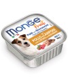 Влажный корм Monge Dog Fruit для собак, с курицей и малиной, консервы 100 г