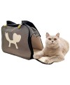 United Pets мягкая сумка-переноска "Mesh Bag" 44 х 23 х 28 см, черная/желтая