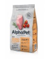 AlphaPet Superpremium Monoprotein (АльфаПет) 1,5кг из индейки сухой для взрослых собак мелких пород