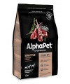 AlphaPet Superpremium (АльфаПет) 1,5кг с ягненком и рисом сухой для собак мелких пород с чувствительным пищеварением