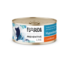 Hypoallergenic Консервы FLORIDA для собак при пищевой аллергии, с индейкой 100 г