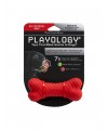 Playology двухслойная жевательная косточка DUAL LAYER BONE с ароматом говядины, средняя, красный