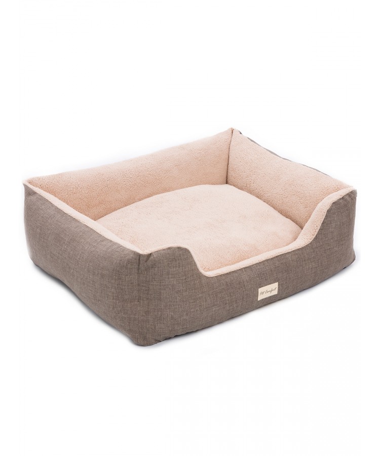 Лежанка Pet Comfort для собак крупных пород, Echo Varro 09, размер L, 85х105 см, коричневый