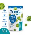 Дополнительное питание Monge Gift Energy topping hypo питательный гипоаллергенный напиток для собак "Энергетический топпинг" с микроводорослями 60 мл