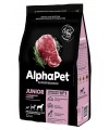 AlphaPet Superpremium (АльфаПет) 12кг с говядиной и рисом сухой для юниоров крупных пород с 6 мес. до 1,5 лет