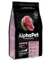 AlphaPet Superpremium (АльфаПет) 12кг с говядиной и рисом сухой для юниоров крупных пород с 6 мес. до 1,5 лет