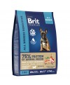 Brit Premium Dog Sensitive с лососем и индейкой для взрослых собак всех пород с чувствительным пищеварением 3 кг