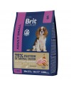 Brit Premium Dog Adult Small с курицей для взрослых собак мелких пород 3 кг