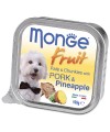 Monge Dog Fruit консервы для собак свинина с ананасом 100г