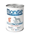 Влажный корм Monge Dog Monoprotein для собак, паштет из индейки, консервы 400 г