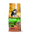 Сухой корм Monge Dog BWild GRAIN FREE для взрослых собак, беззерновой, из лосося 12 кг