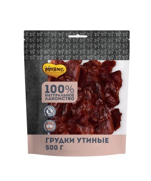 Лакомство Мнямс для собак Грудки утиные 500г