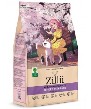 ZILLII (Зилли) Dog Adult Large Breed 15кг индейка и ягненок сухой для собак крупных пород