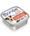 Влажный корм Monge Dog Fruit для собак,с индейкой с черникой, консервы 100 г