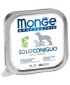 Влажный корм Monge Dog Monoprotein для собак, паштет из кролика, консервы 150 г