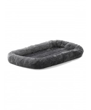 Лежанка Midwest Pet Bed меховая 56х33 см серая