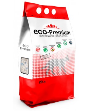 ECO Premium BLUE наполнитель древесный сосна 7,6 кг 20 л