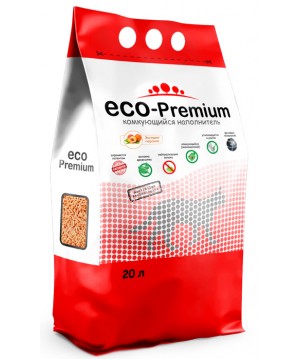 ECO Premium Персик наполнитель древесный персик 7,6 кг 20 л