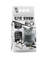 Наполнитель комкующийся минеральный CAT STEP Compact White Carbon, 10 л