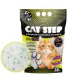 Наполнитель впитывающий силикагелевый CAT STEP Arctic Neon, 3,8 л